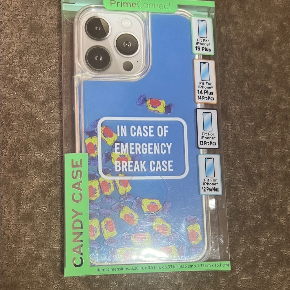 Candy Case for iPhone 15 Plus, 14 Plus, 14 Pro Max, 13 Pro Max, and 12 Pax